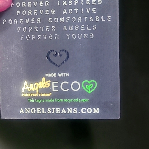 Angels Forever Young Black V-Neck Tank Top, 1X - Picture 9 of 12